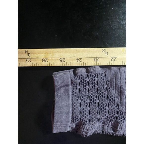 Gymshark womans seamless sheer knit leggings high waist size Small Purple - Picture 9 of 9